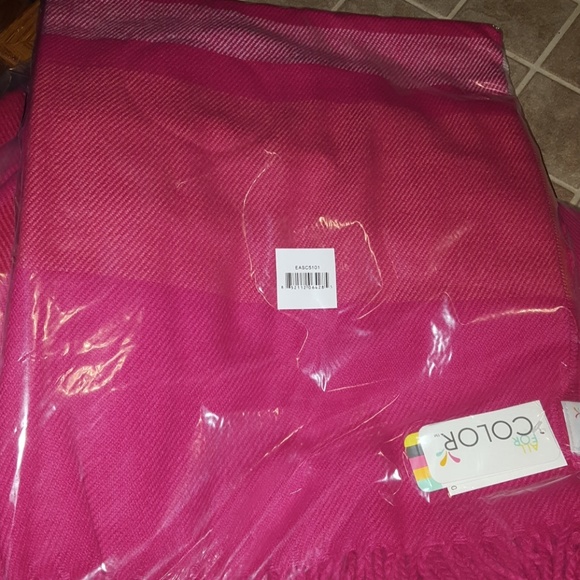 All For Color Pink Scarf - Picture 4 of 4